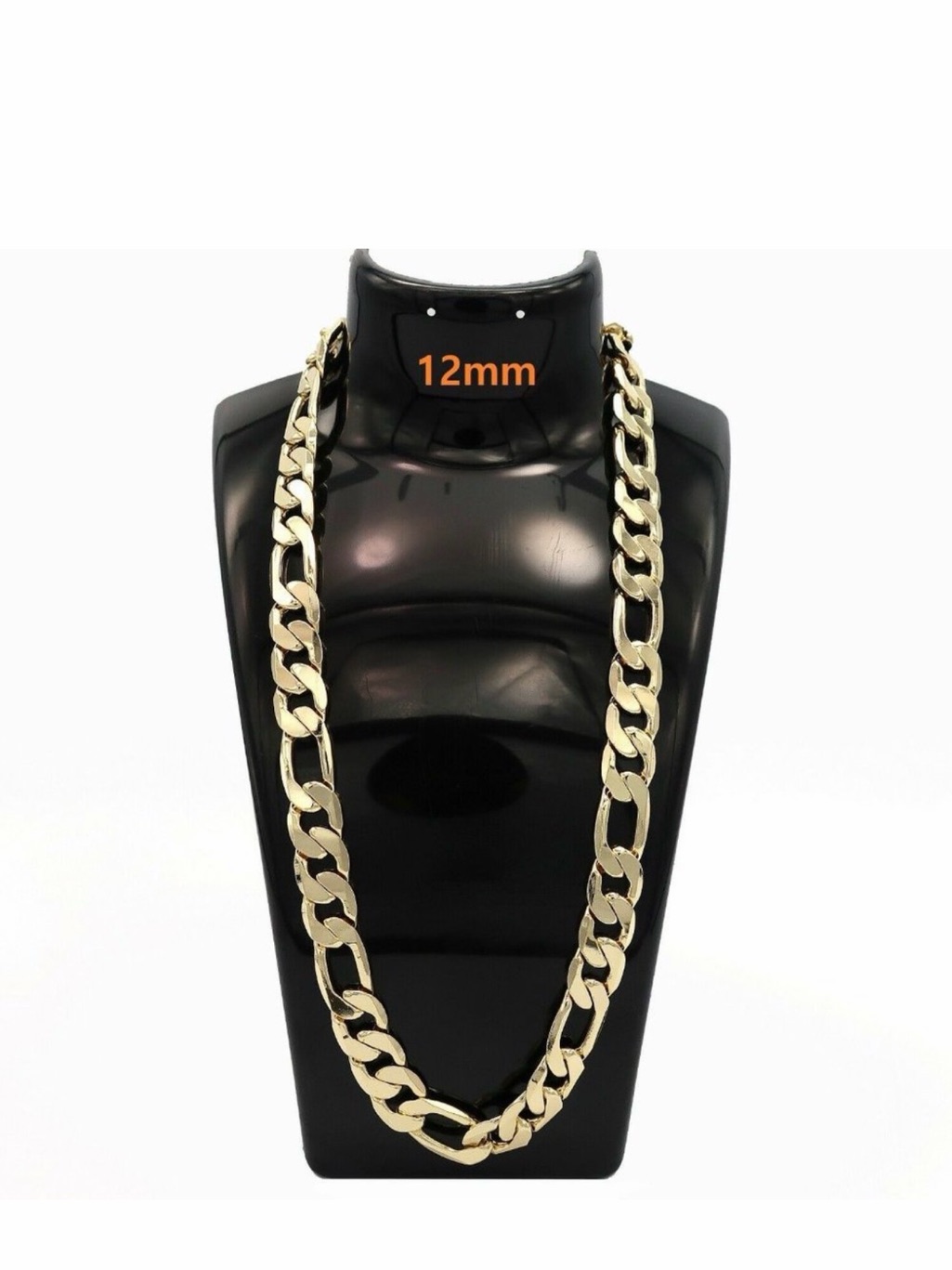 12mm 20inch 14k Italian Gold Filled Figaro Chain